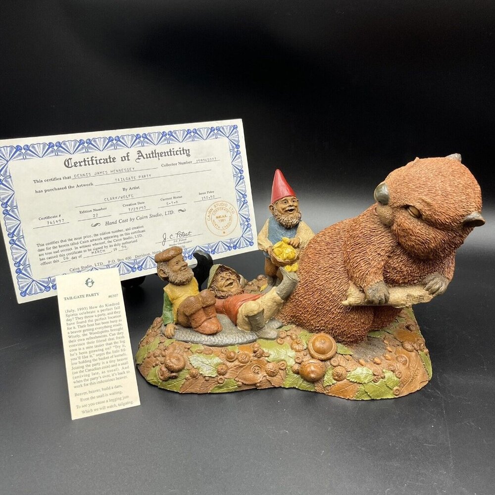 Tailgate Party 1993 Tom Clark Gnome Cairn Studio Tim Wolfe Artist Signed 6307 22